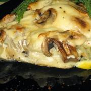 Рыба в духовке с сыром и грибами Как замариновать рыбу с грибами шампиньонами